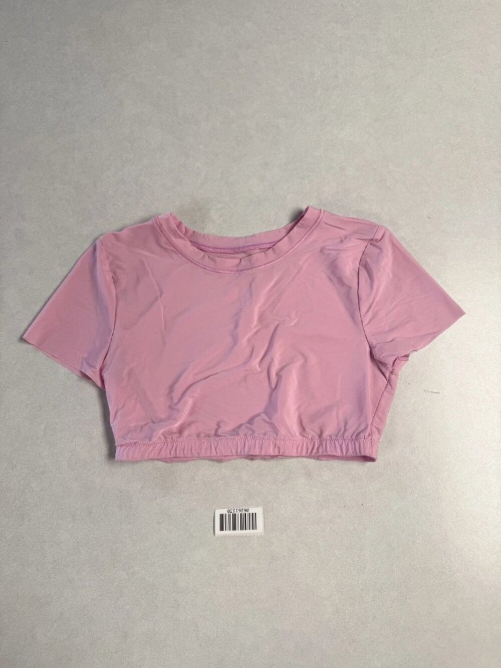 WORN Aerie Smoothez Womens Short Sleeve Crop Top Pink Size M